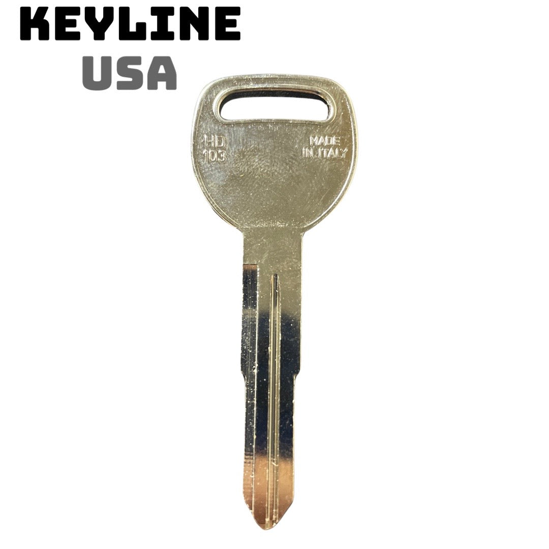Keyline - HD103 - X214 - Honda - Acura - Metal Key BlanK