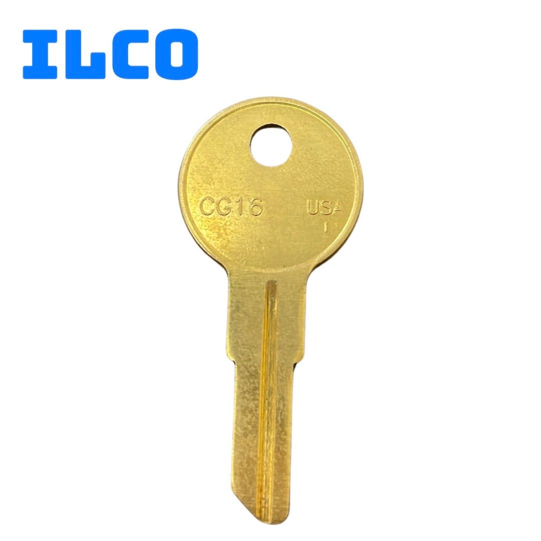 Ilco - CG16-BR CHICAGO Key Blank - 4 Pin Or Disc