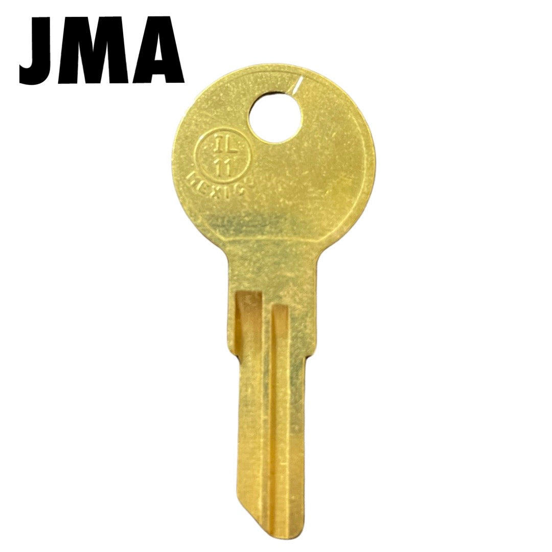 IL11 / 1043J Illinois Cabinet Key - Brass