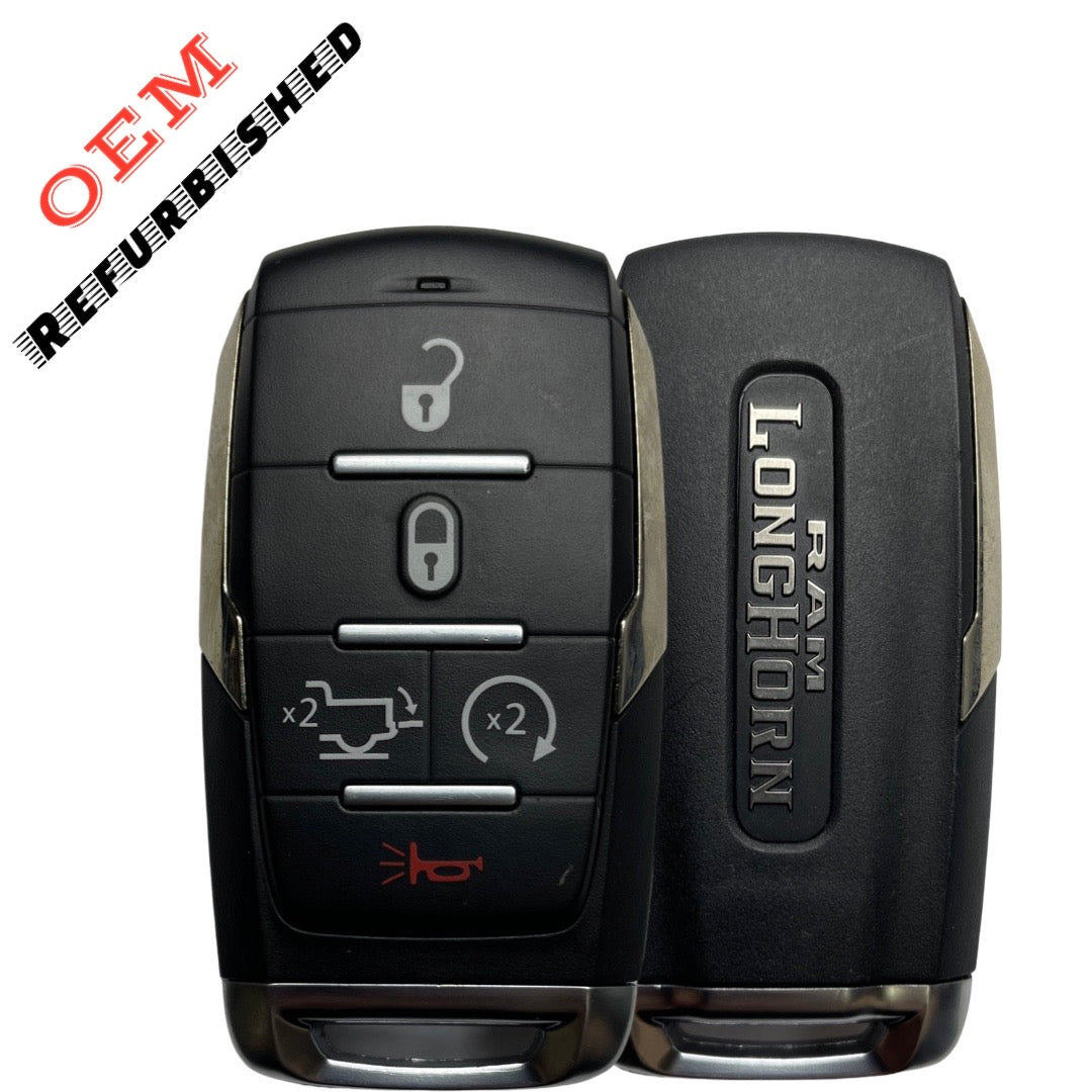2019-2023 Dodge Ram 1500 Longhorn / 5-Button Smart Key / PN: 5932356AF / OHT-4882056 (OEM Refurb)