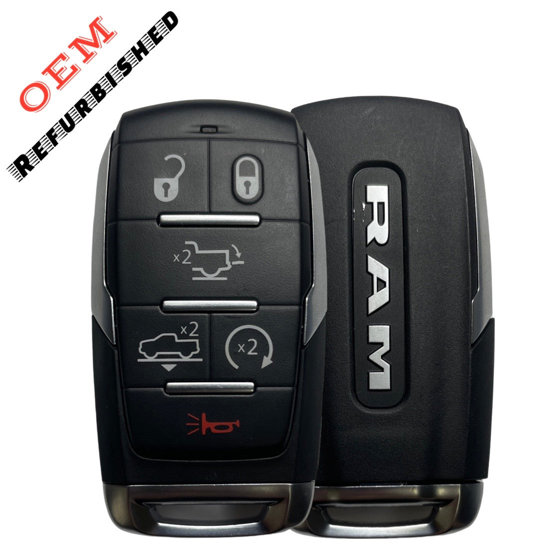 2019-2023 Ram 1500 Pickup / 6-Button Smart Key / PN: 68442917AB / OHT-4882056 (OEM Refurb)