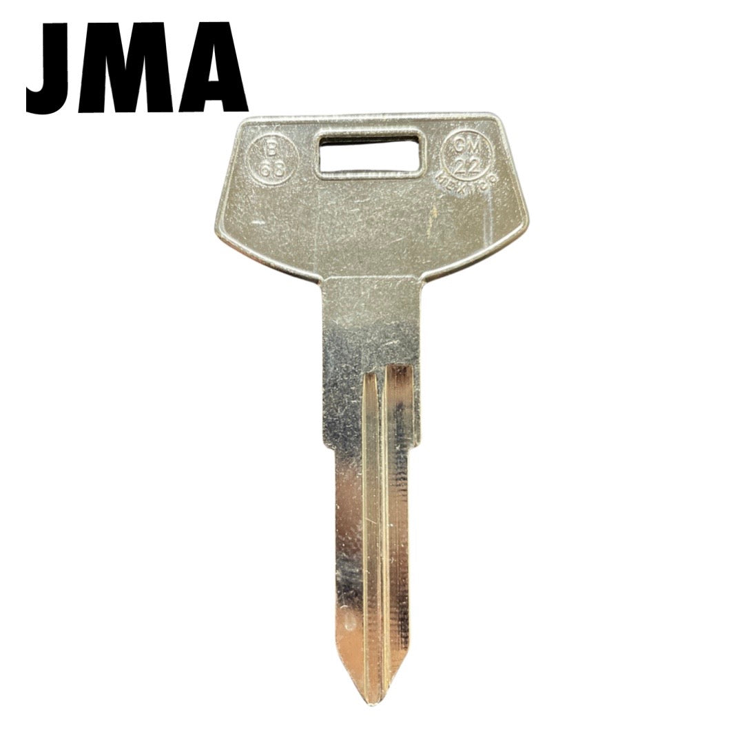 GM B68 / P1099 Mechanical Key Double-Sided