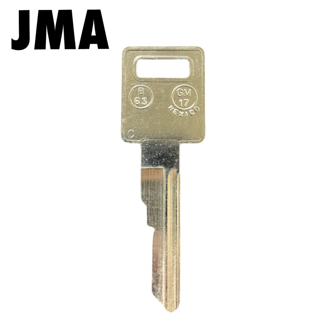 GM B63 / P1098CV Mechanical Key Double-Sided