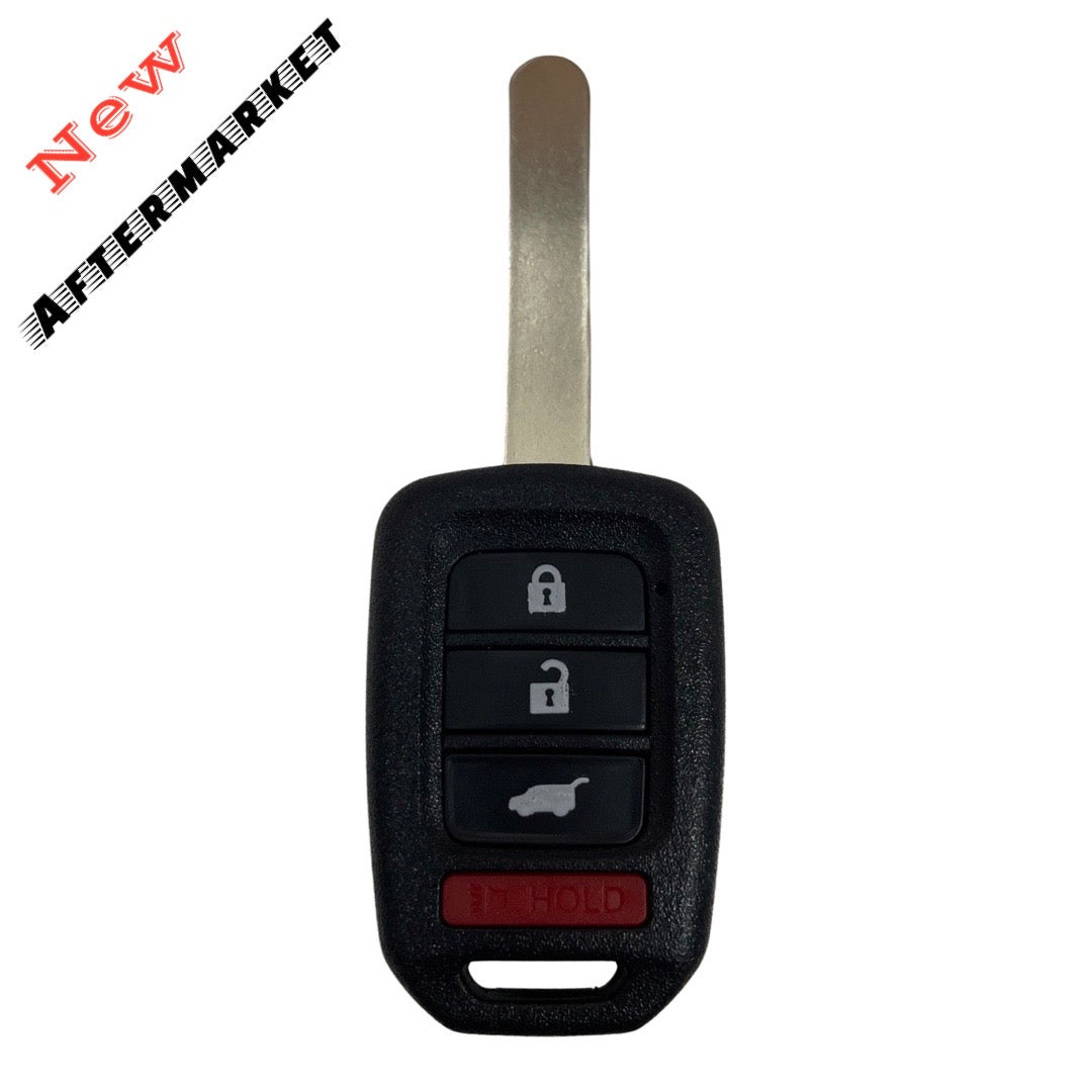 2014-2021 Honda CR-V / HR-V / 4-Button Remote Head Key W/ Hatch / MLBHLIK6-1T (AFTERMARKET)