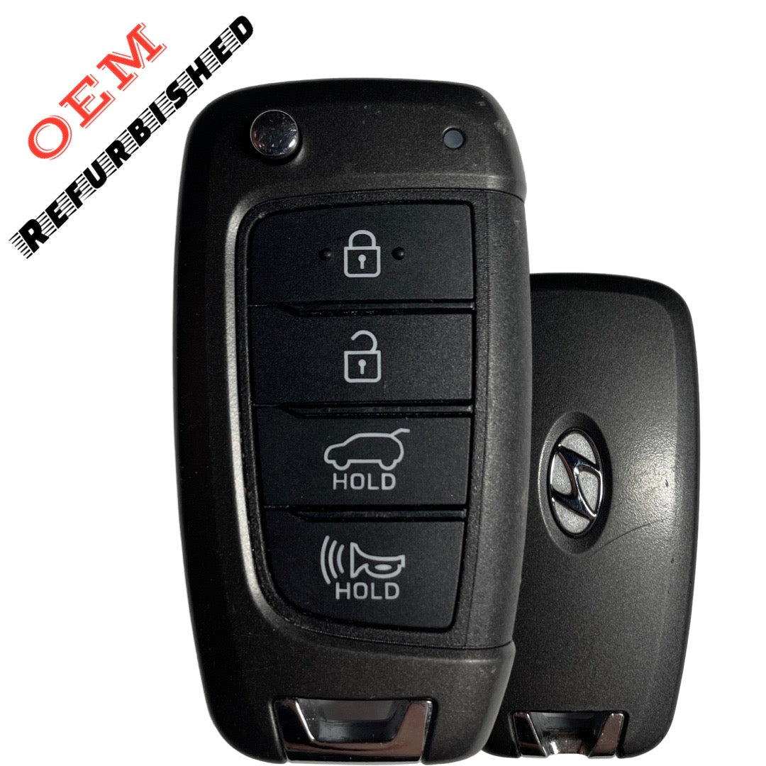 2018-2021 Hyundai Kona / 4-Button Flip Key / PN: 95430 J9500 / OSLOKA-450T (OS) (OEM Refurb)