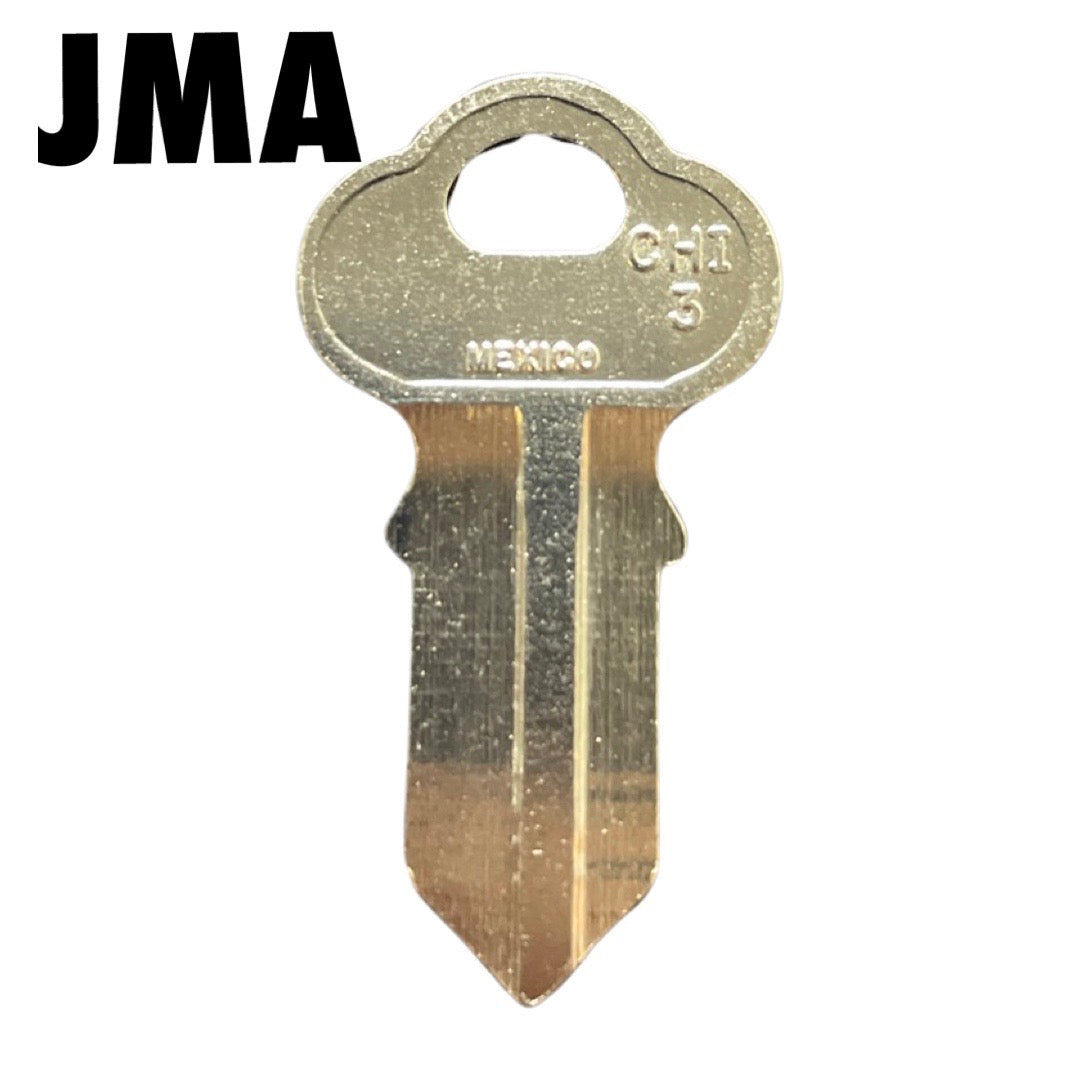 JMA CHI-3 Cylinder Key Blank for Chicago