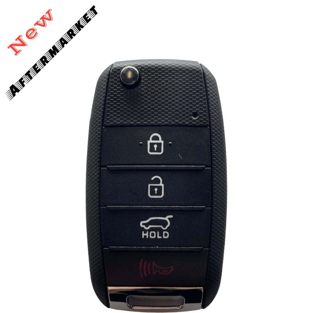 2014-2019 Kia Soul / 4-Button Flip Key / Gen 2 PS / PN: 95430-B2100 / OSLOKA-875T (AFTERMARKET) ﻿