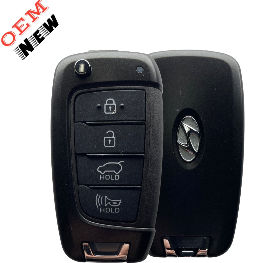 2018-2021 Hyundai Kona / 4-Button Flip Key / PN: 95430 J9500 / OSLOKA-450T (OS) (OEM NEW)