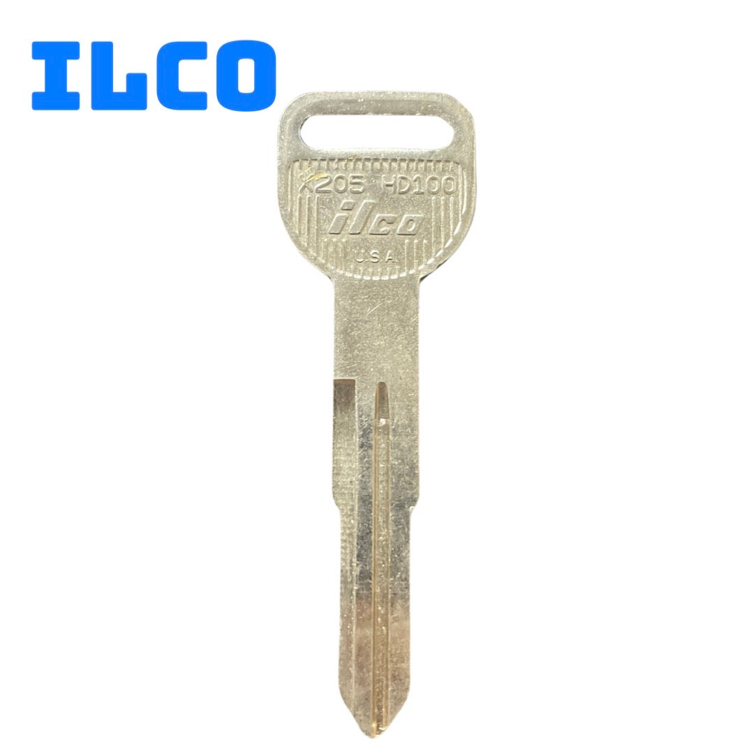 Ilco X205, HD100-P (HD100) Key Blank