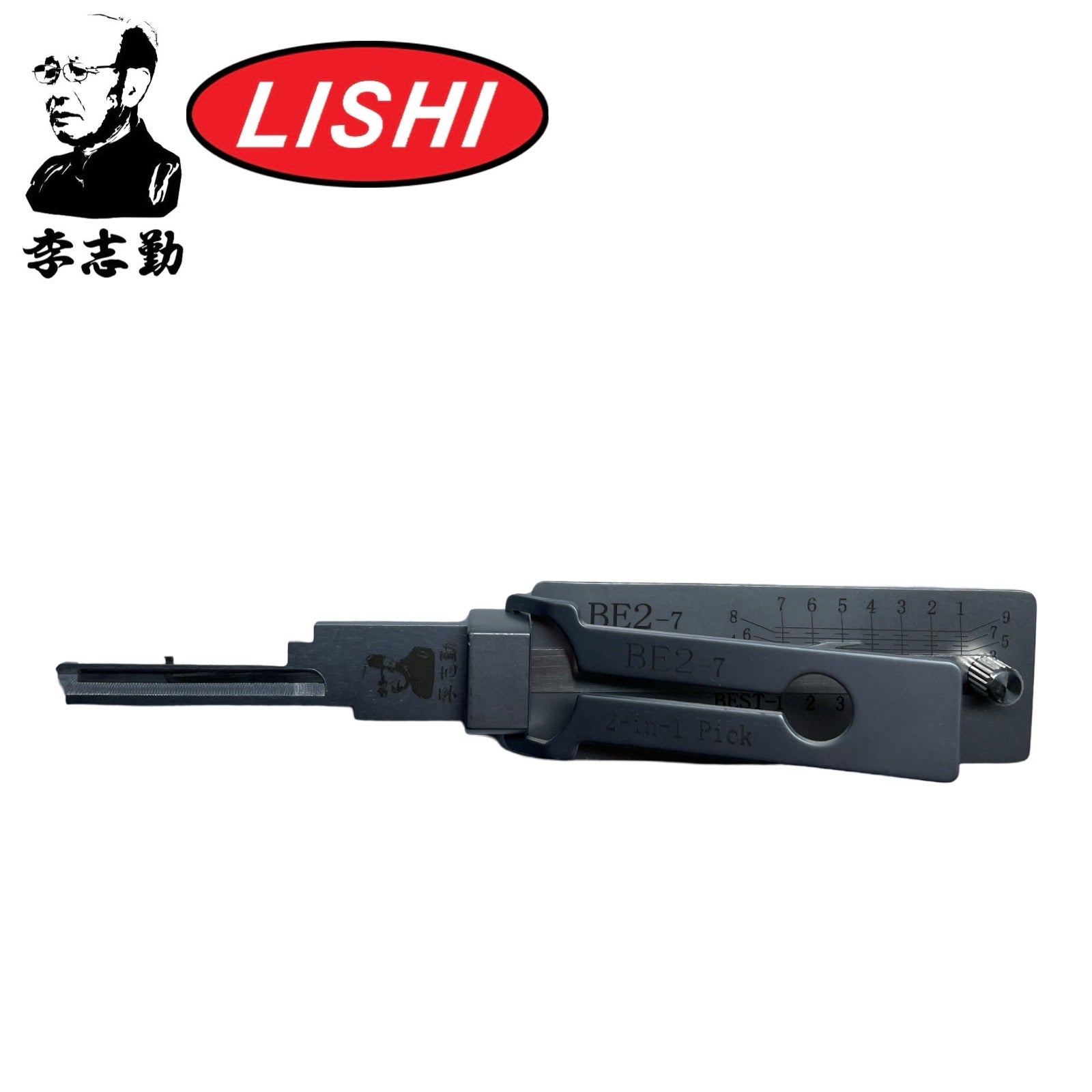 Original Lishi - BE2-7 / 7-Pin 2-in1 Residential Tool