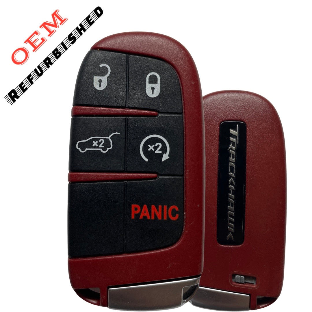 2015-2022 Jeep Grand Cherokee Trackhawk / 5-Button Smart Key / PN: 68340304AA / M3N-40821302 (OEM REFURBISHED))