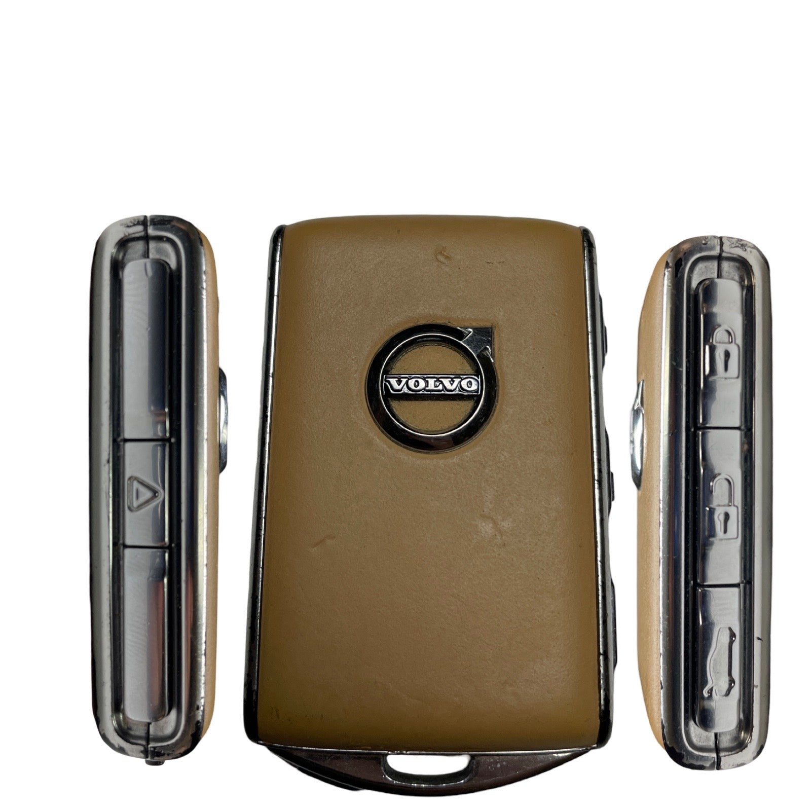 2016-2021 Volvo / 4-Button Smart Key / PN: 32256980 / YGOHUF8423 / 433 Mhz (Chrome Buttons) (OEM Refurbished)