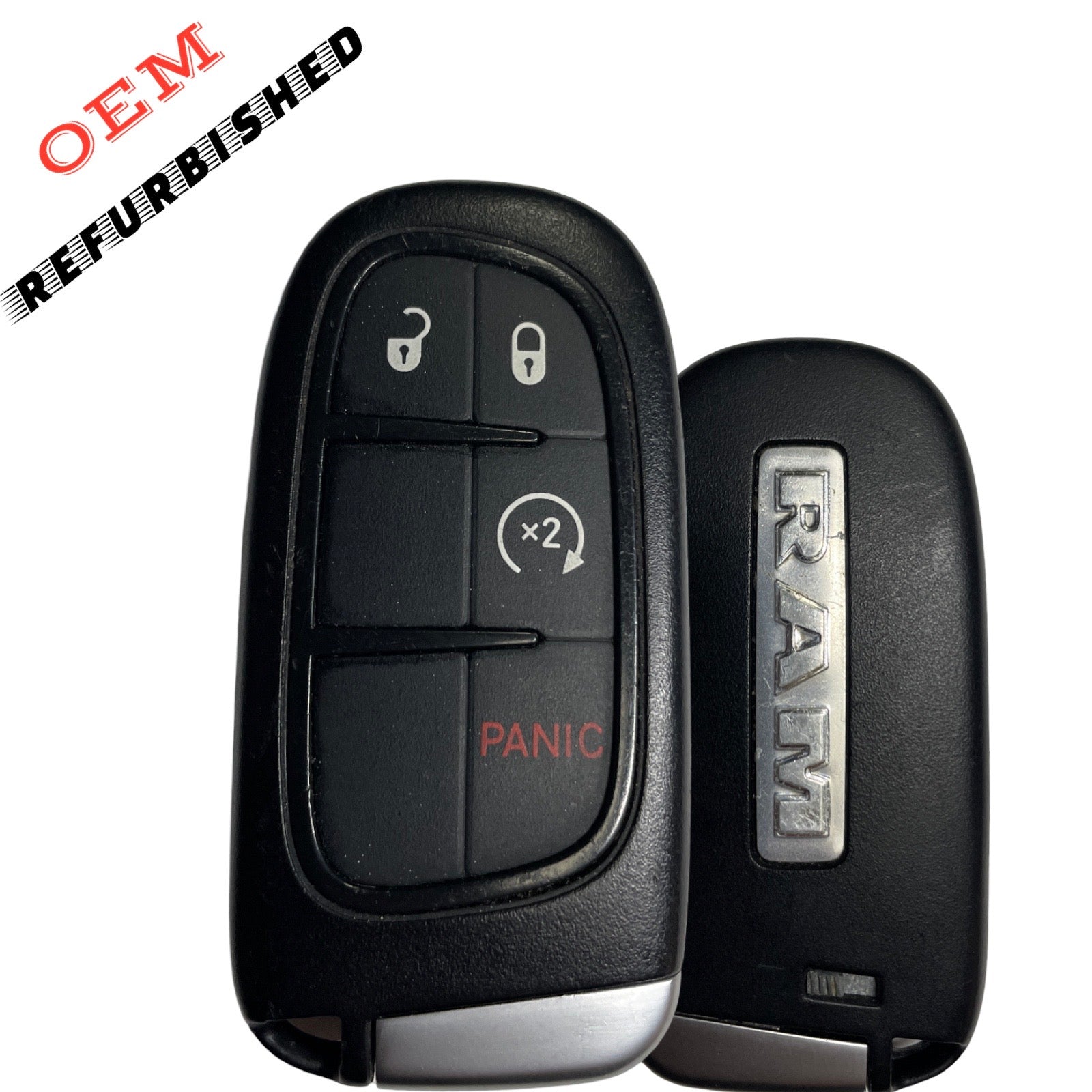 2013-2018 Dodge Ram / 4-Button Smart Key / PN: 56046956AA / GQ4-54T (OEM REFURBISHED)