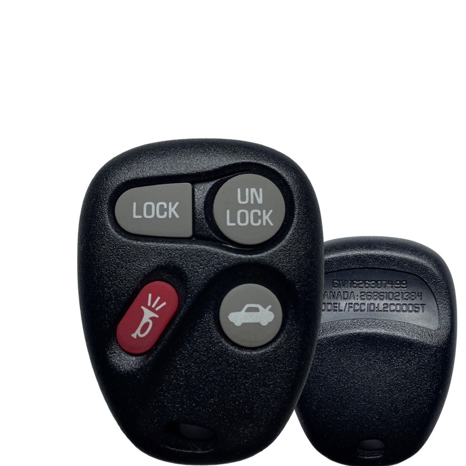 2000-2005 GM / 4-Button Keyless Entry Remote / PN: 16263074-99 / L2C0005T (OEM Refurb)