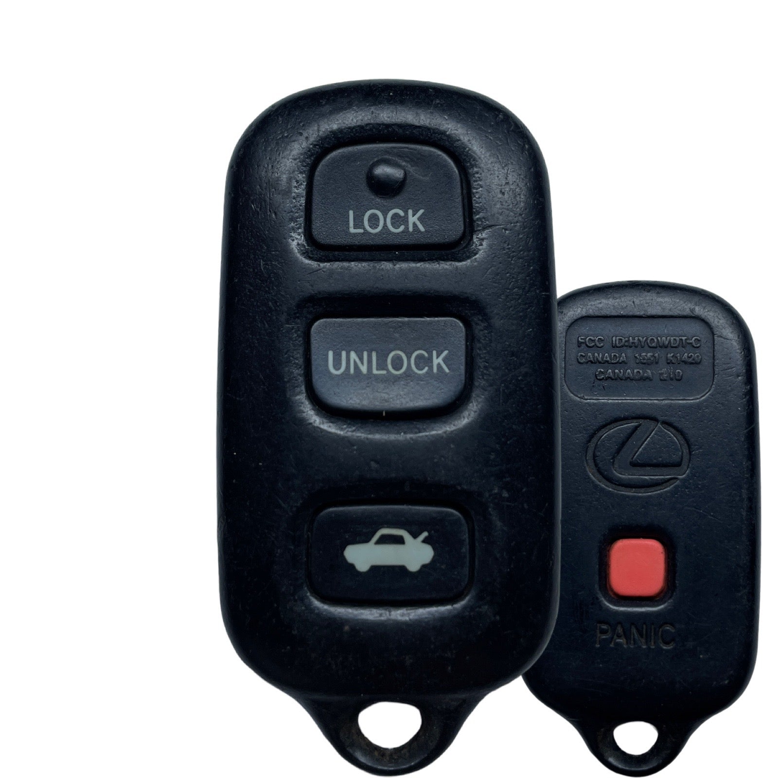 1995-1997 LEXUS Keyless Entry Remote 4 Button FCC: HYQWDT-C (OEM REFURBISHED)
