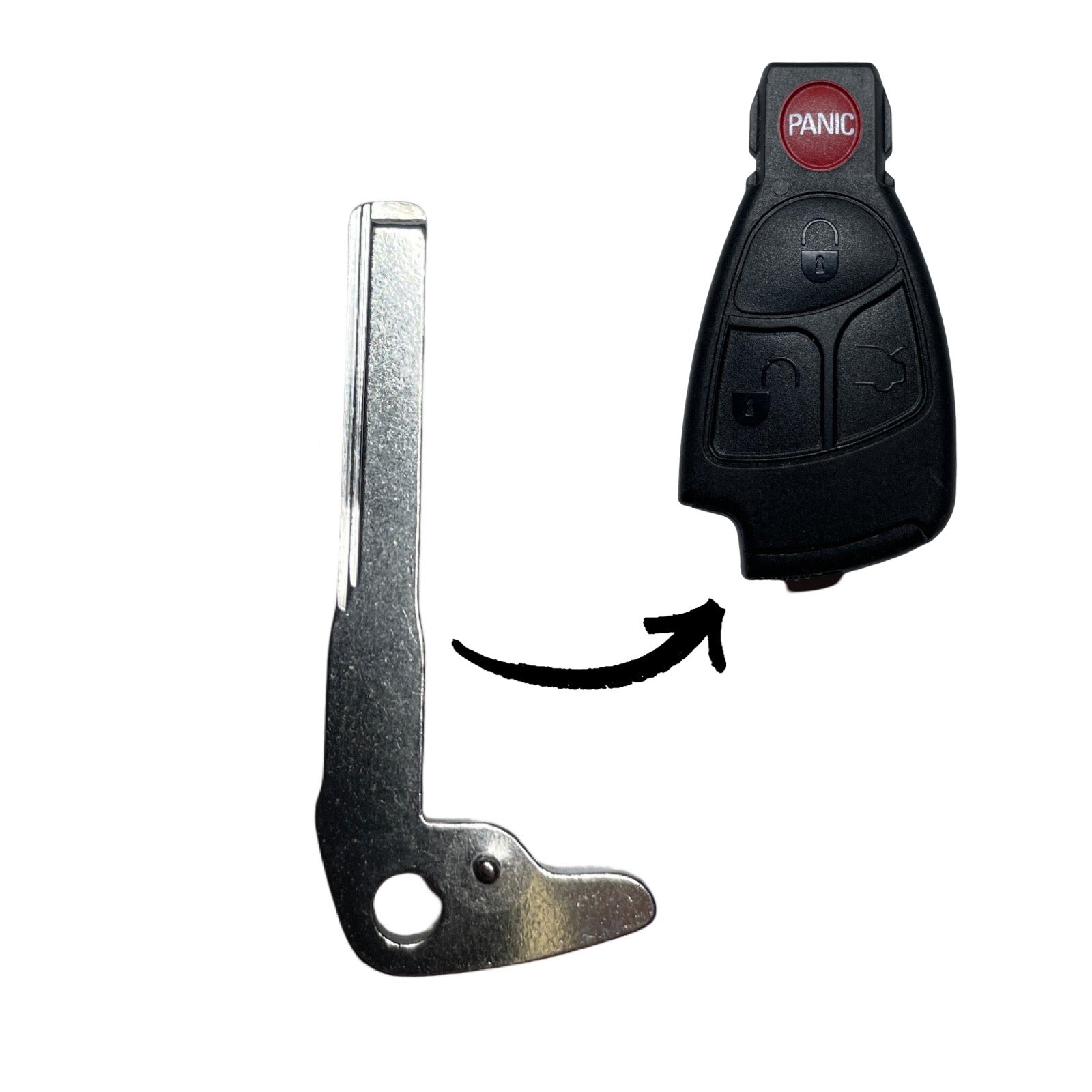 1998-2005 Mercedes / Emergency Key / HU64 / PN: KPT6095 (AFTERMARKET)
