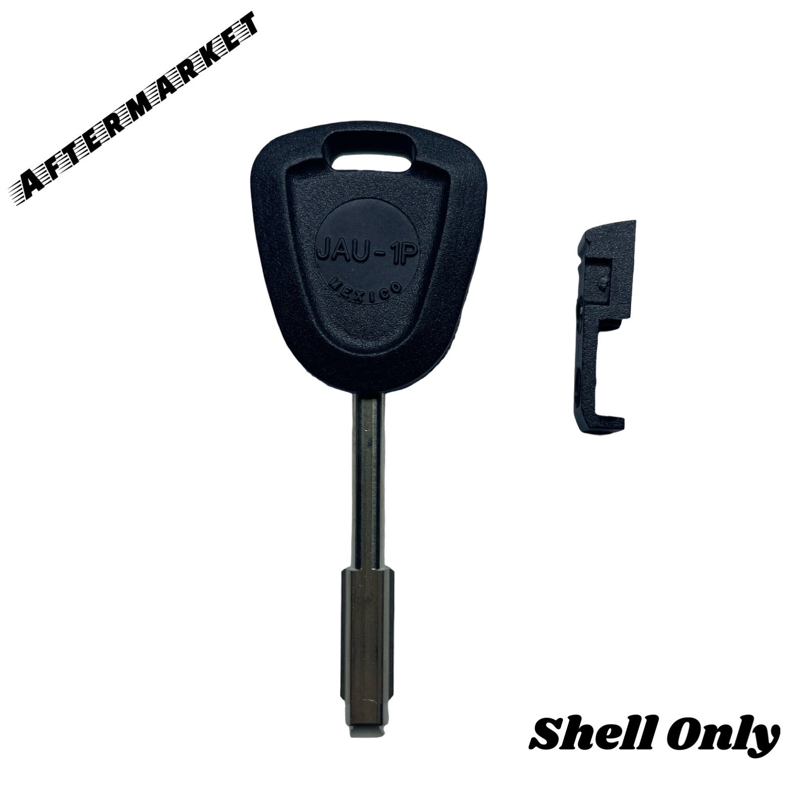 1997-2006 Jaguar - Transponder Key Shell - JMA JAU-1.P - 8-Cut Tibbe Style (No Chip) (AFTERMARKET)