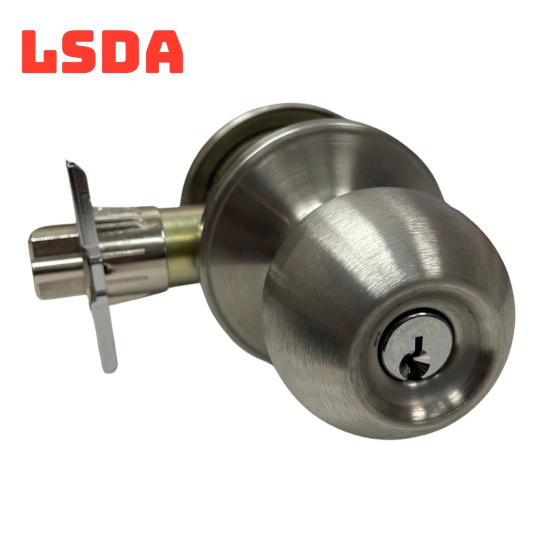 LSDA G3 Entry Ball Knob Tubular SC1 Stainless Steel