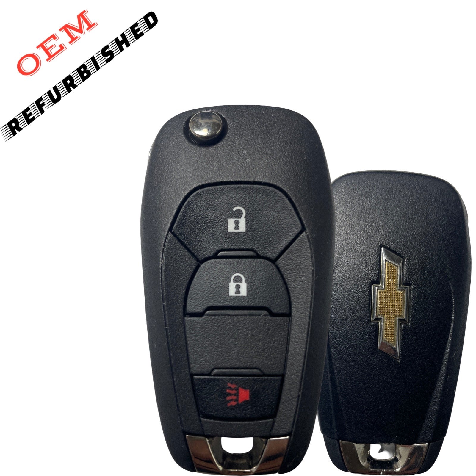 2016-2021 Chevrolet / 3-Button Flip Key / PN: 13514134 / LXP-T004 / XL8 (OEM Refurb)