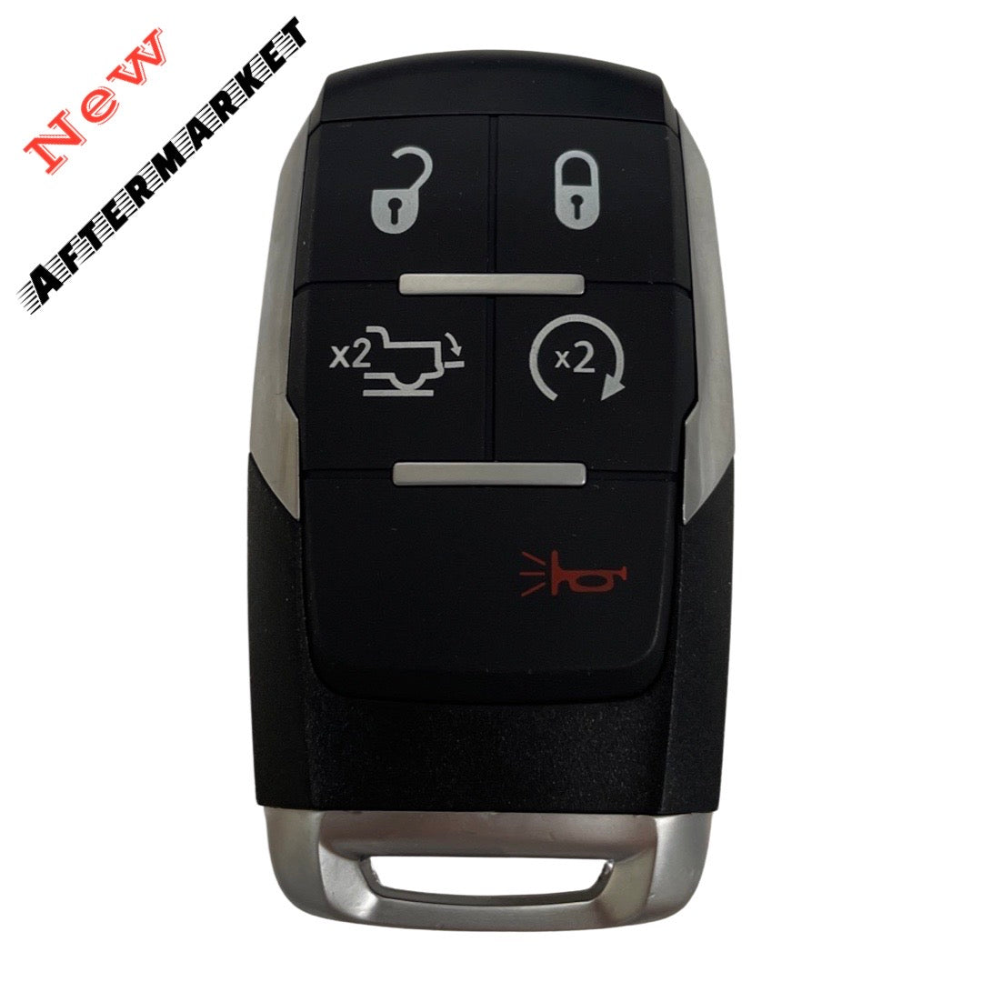 2019-2024 Dodge Ram Pickup HD 2500 3500 4500 5500 / 5-Button Smart Key / PN: 68375456AB / GQ4-76T (AFTERMARKET)