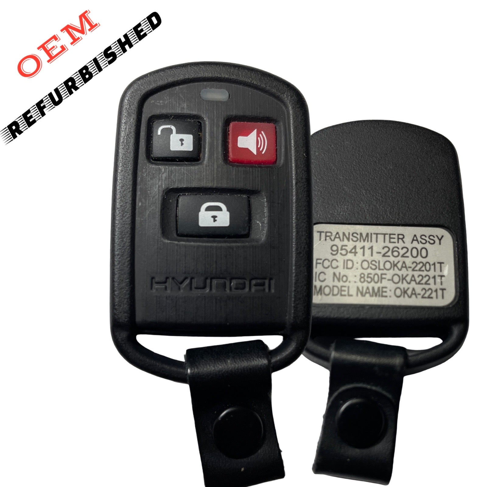 2002-2006 Hyundai FCC:OSLOKA-2201T 3-Keyless Entry Remote (OEM REFURB)