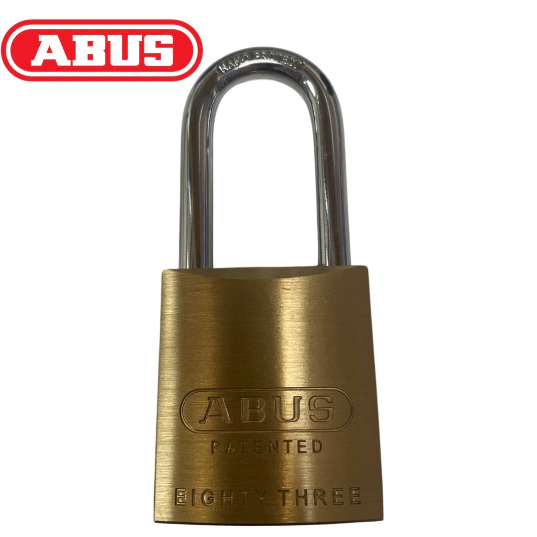 Abus - 83/45- Solid Brass Padlock - Schlage Keyway - Keyed Alike - 1 53/64" Width