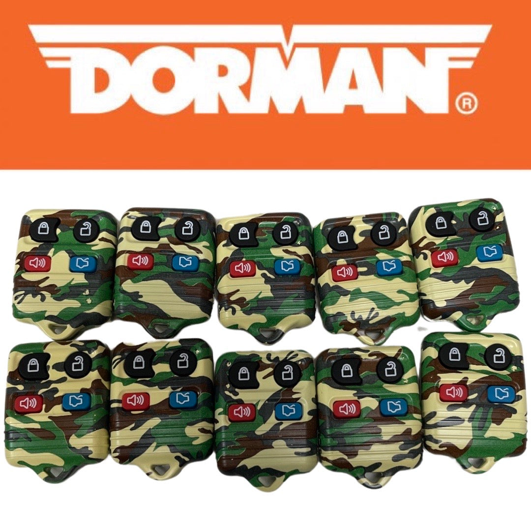 10x 1998-2016 Ford Lincoln Mercury Mazda Dorman 4-Button Keyless Remote Case CAMO CWTWB1U331 CWTWB1U345 13607GNC