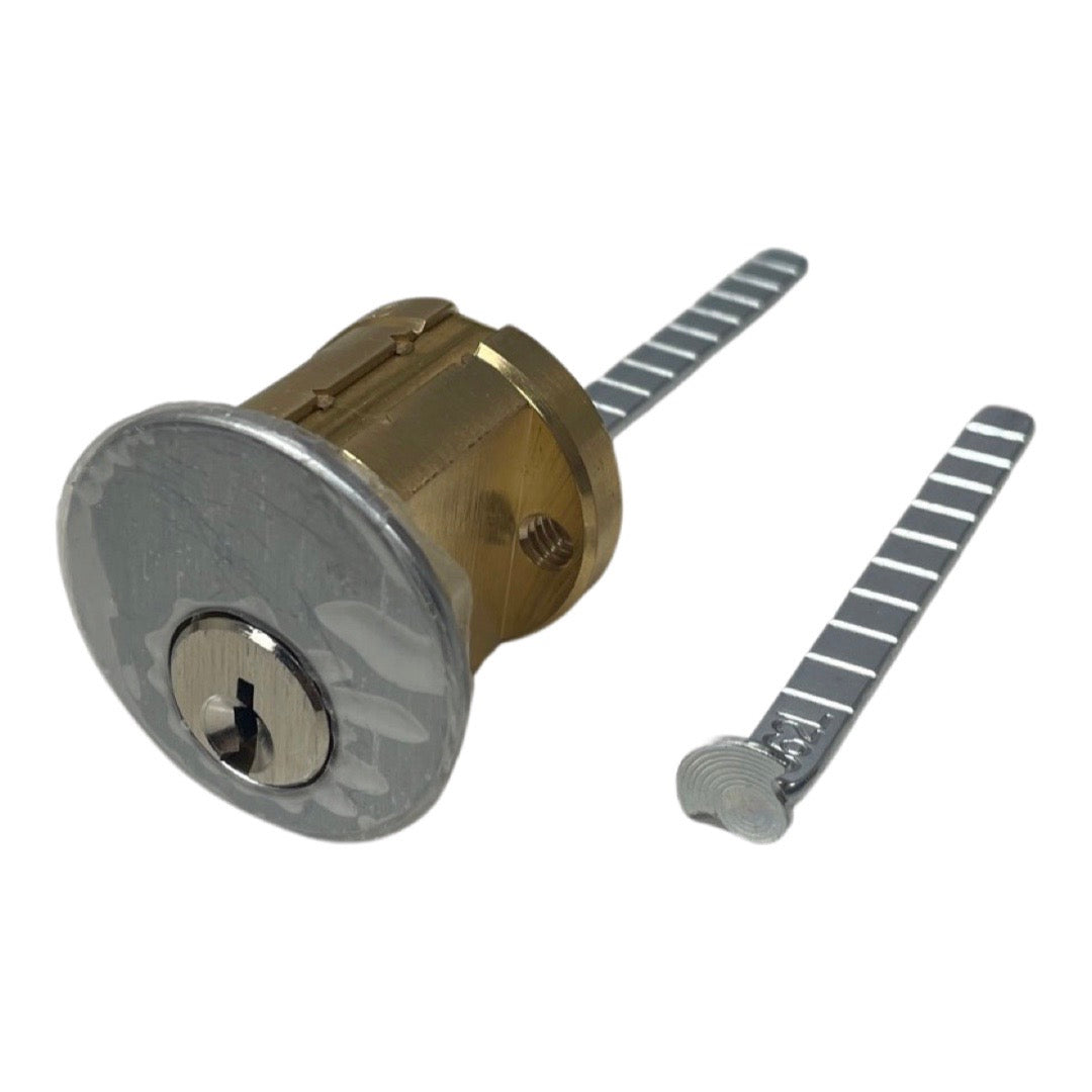 Ilco - 7075 - RIM Cylinder - 5 Pin - 1 1/8" - Schlage C - KD - 26D - Satin Chrome - Grade 1