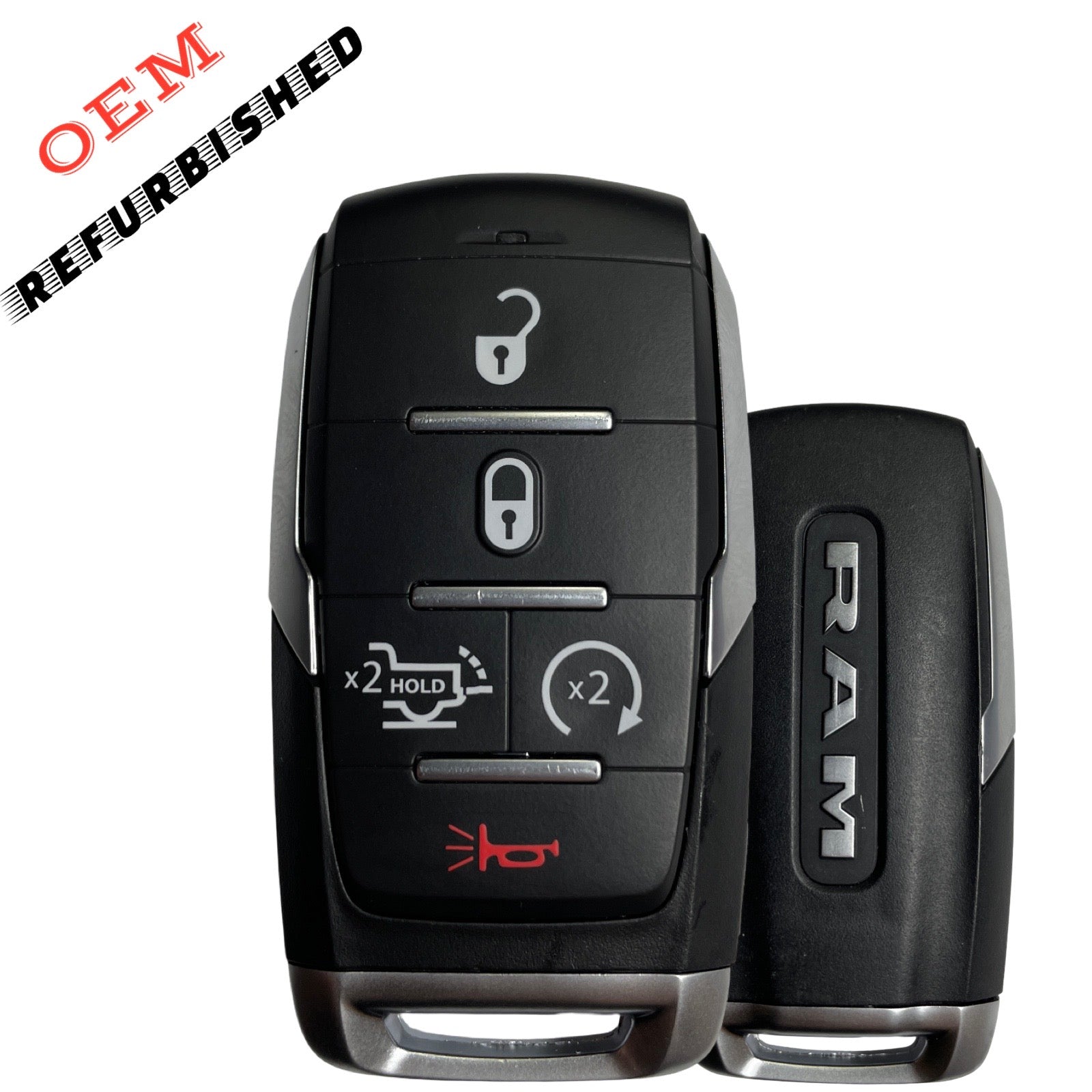 2019-2025 Ram 1500 / 5-Button Smart Key / PN: 68523814AA FCC:OHT4882056 (OEM REFURBISHED)