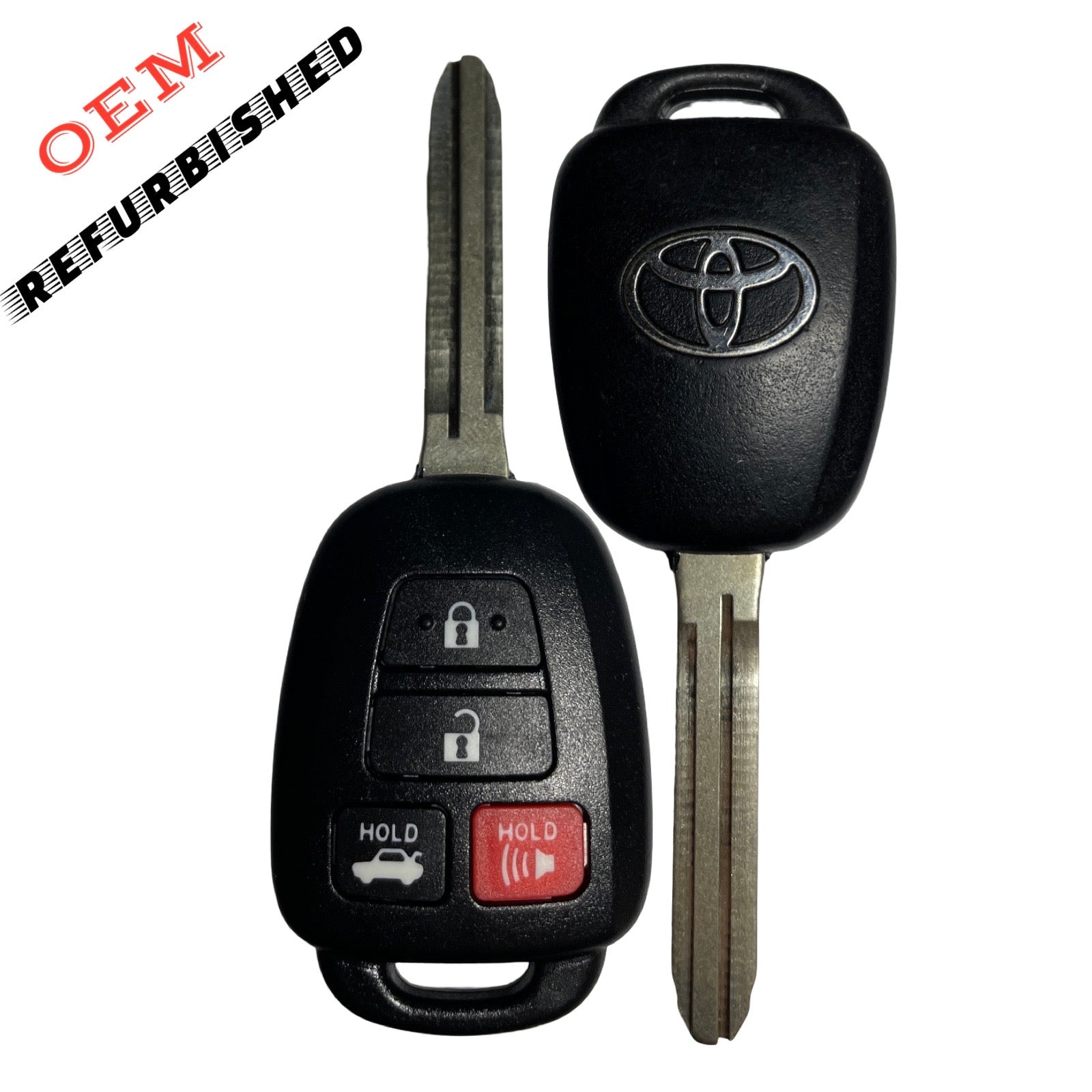 2013-2019 Toyota RAV4 Highlander / 4-Button Remote Head Key / GQ4-52T (H Chip) (OEM REFURBISHED)
