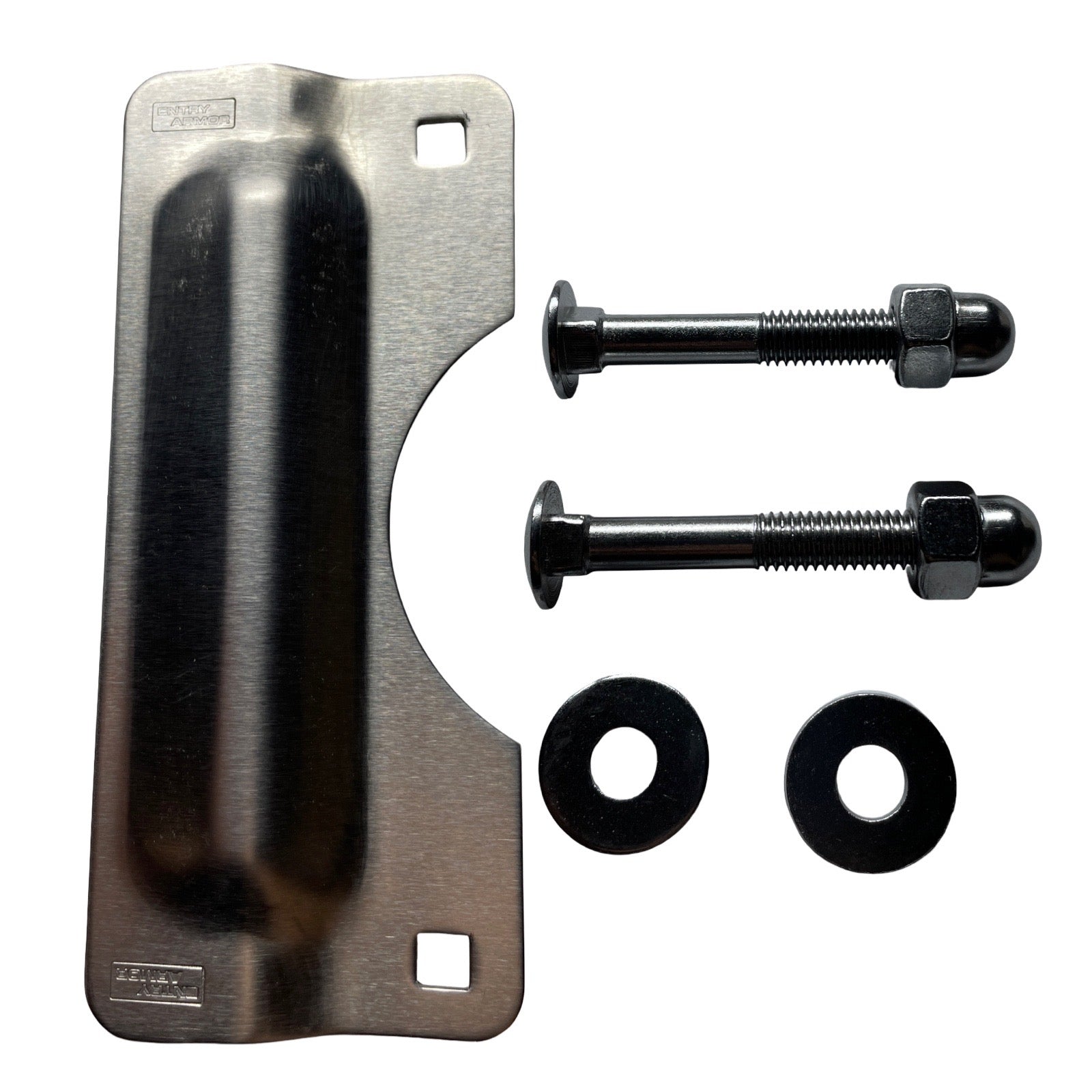 Entry Armor - Stainless Steel Center Rose Latch Protector - 7″