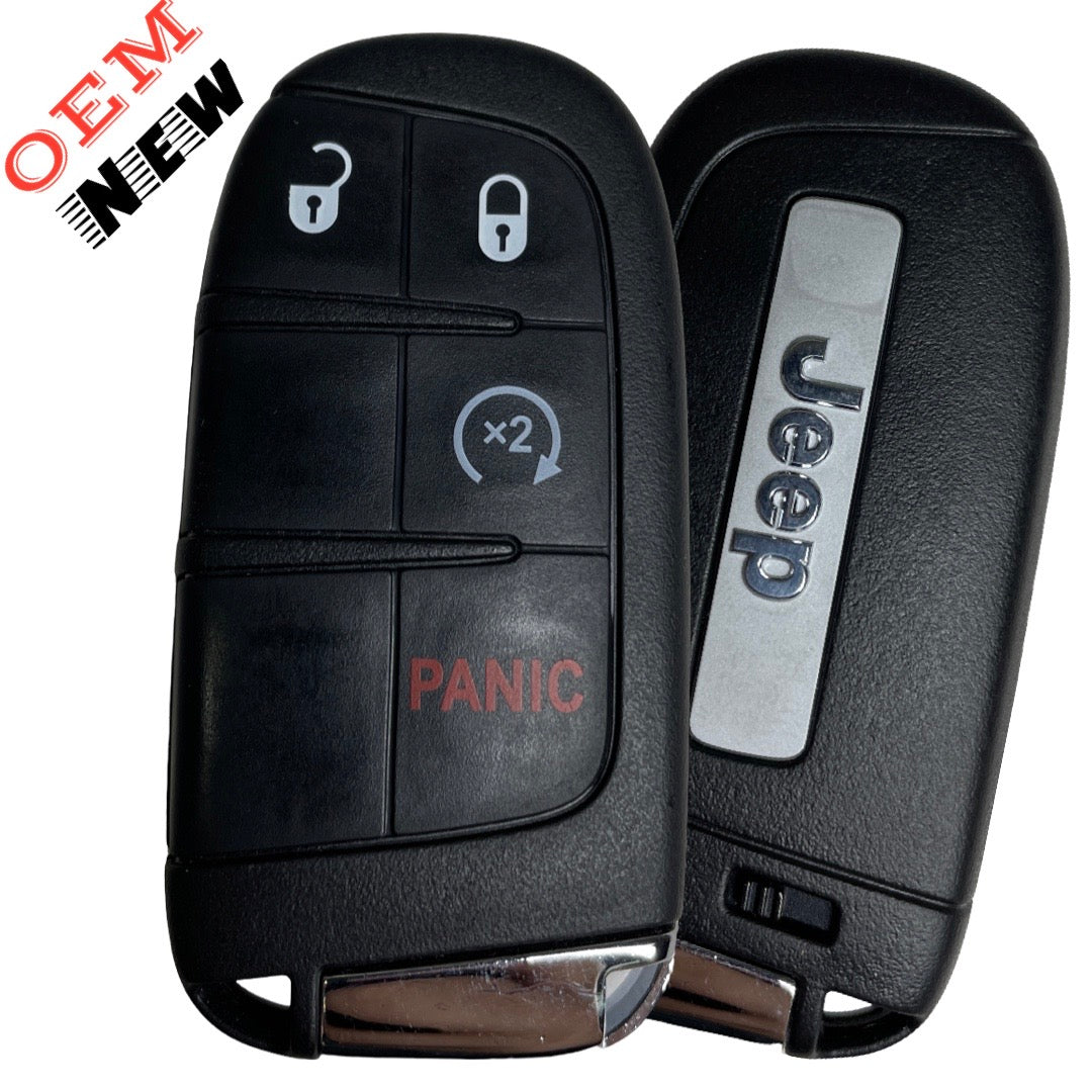 2017-2024 Jeep Compass Trailhawk / 4-Button Smart Key / PN: 68250337AB / M3N-40821302 / ID47 (OEM NEW)