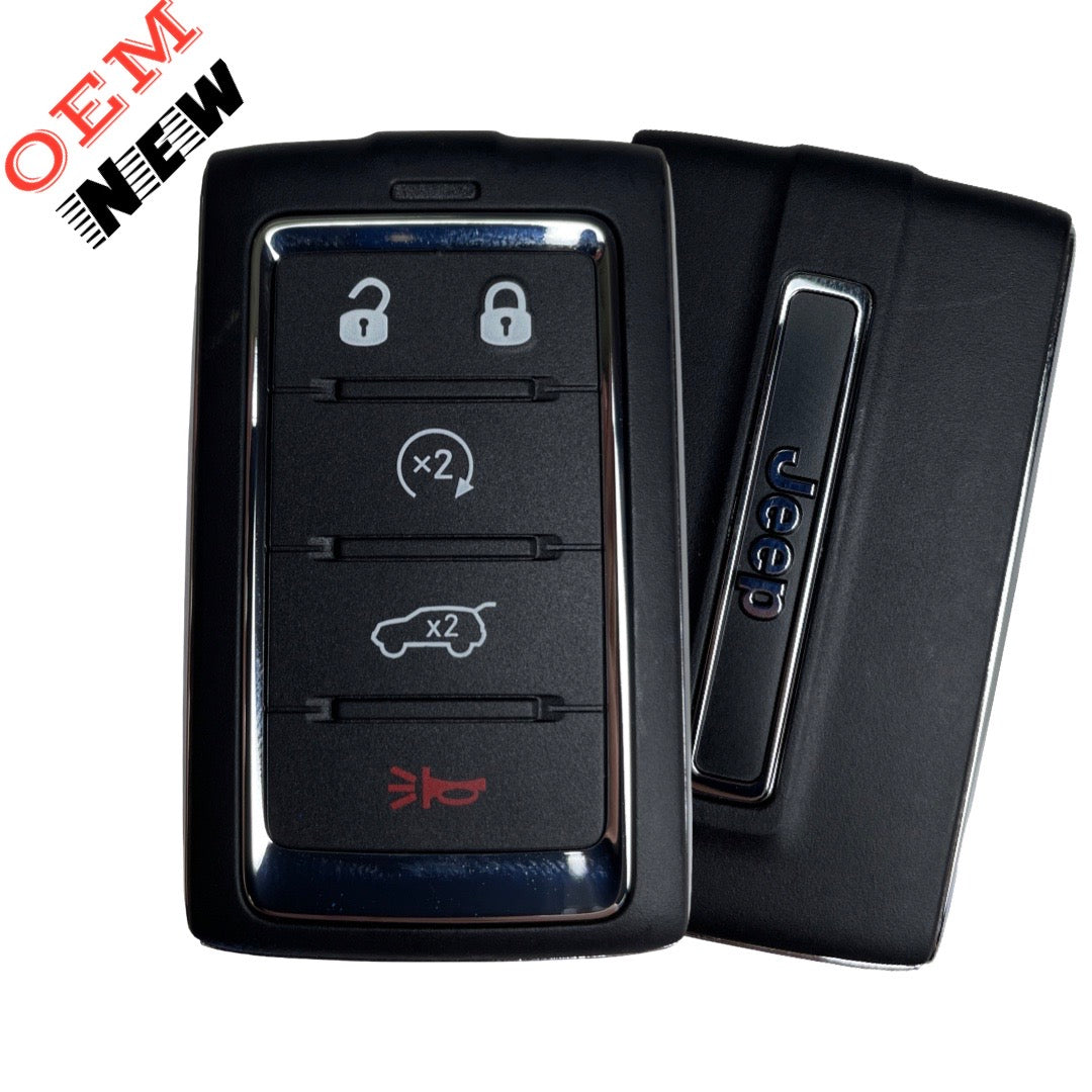 Jeep Key Example 2024-2025 JEEP Cherokee / 5-SMART KEY / PN: 68577124AB / 2BAHD-KFW1 (O ...