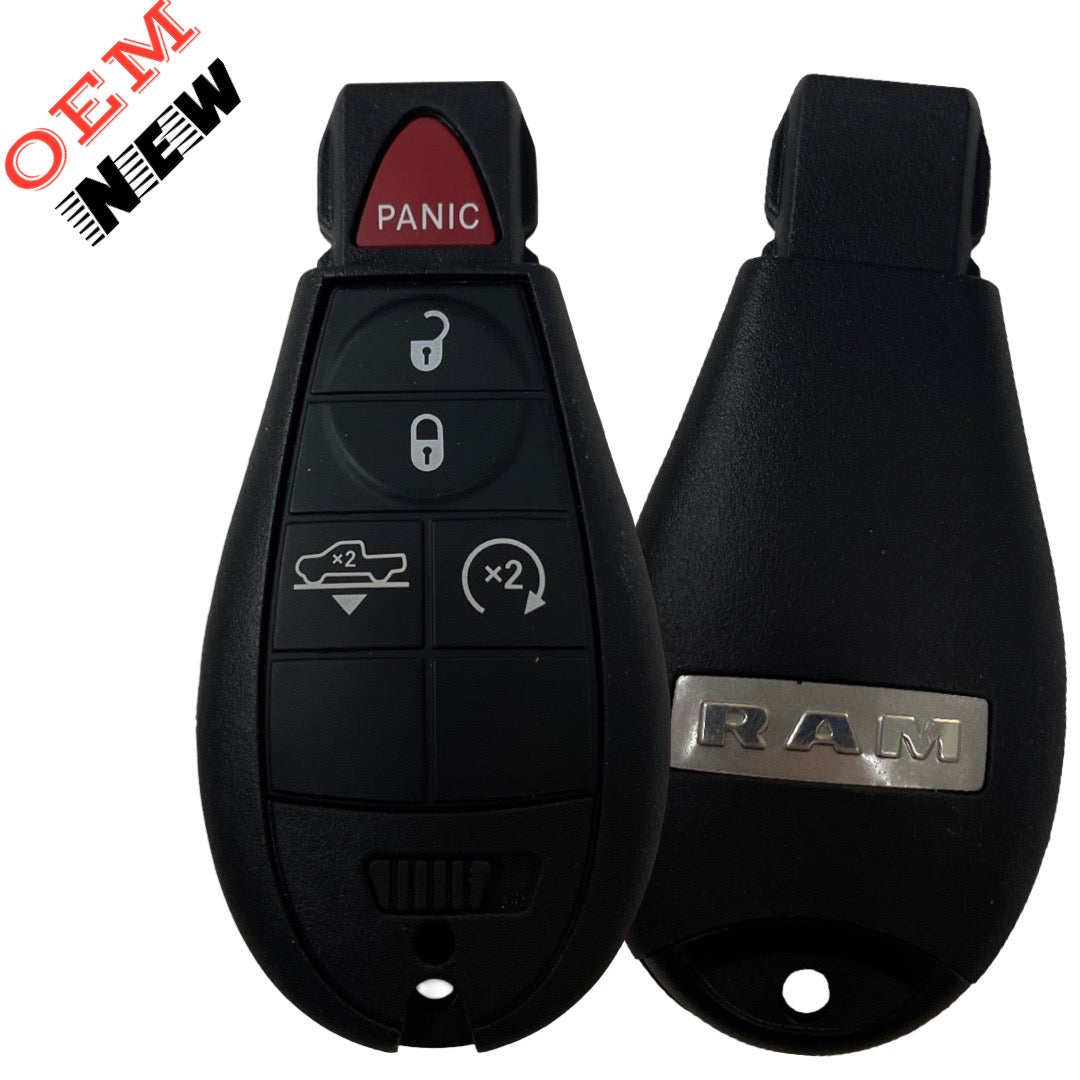2013-2018 Dodge RAM / 5-Button Fobik Key / GQ4-53T / (OEM NEW)