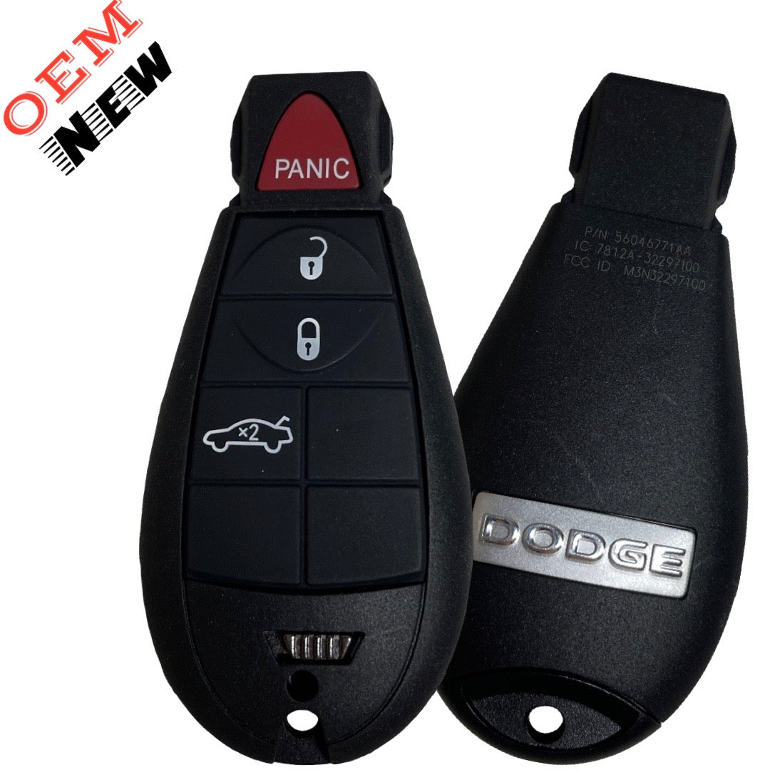 2012-2016 Dodge Dart / 4-Button Fobik Key / PN: 56046771AA / M3N32297100 (OEM NEW)