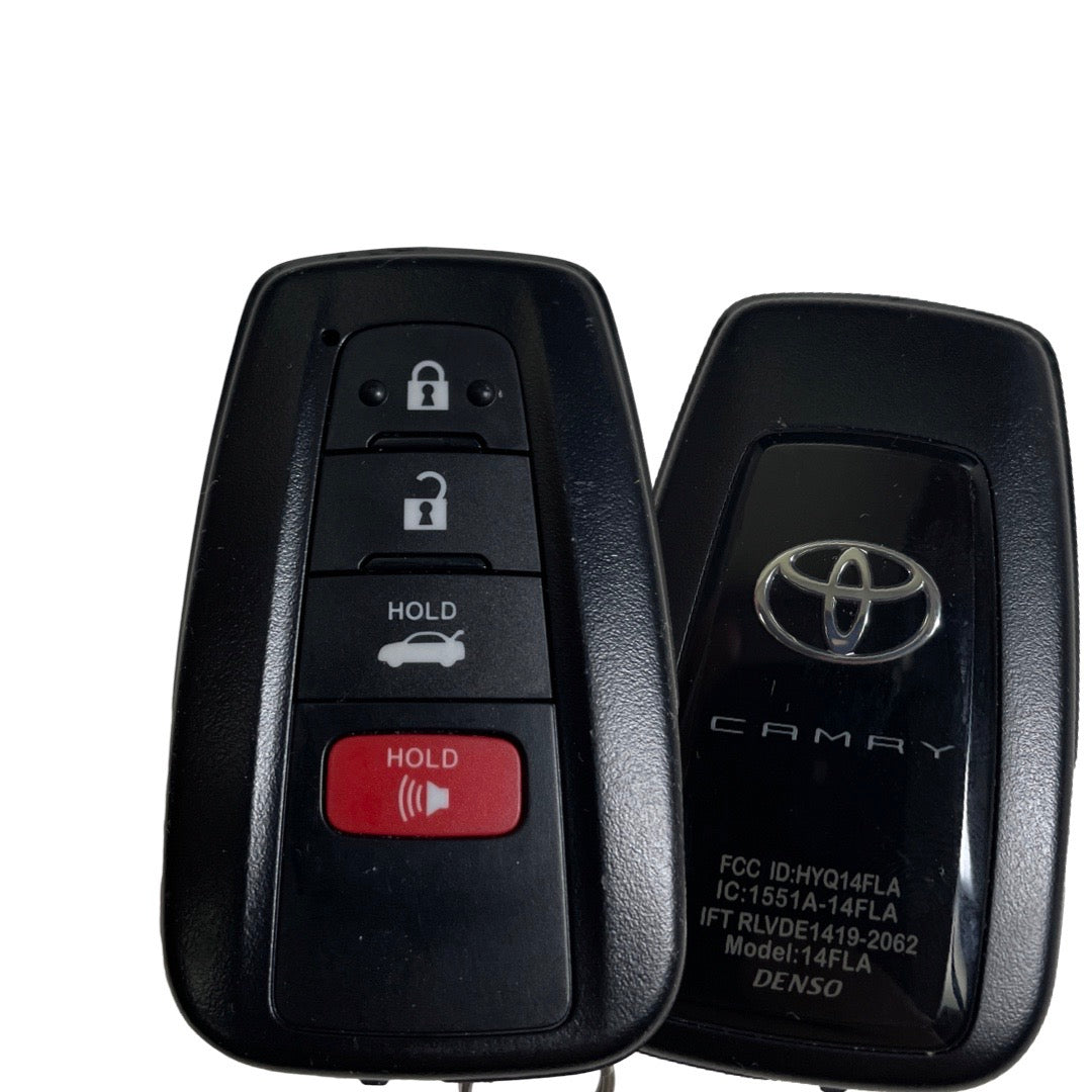 2018-2022 Toyota Camry / 4-Button Smart Key / PN: 89904-06200 / HYQ14FLA (OEM REFURB)