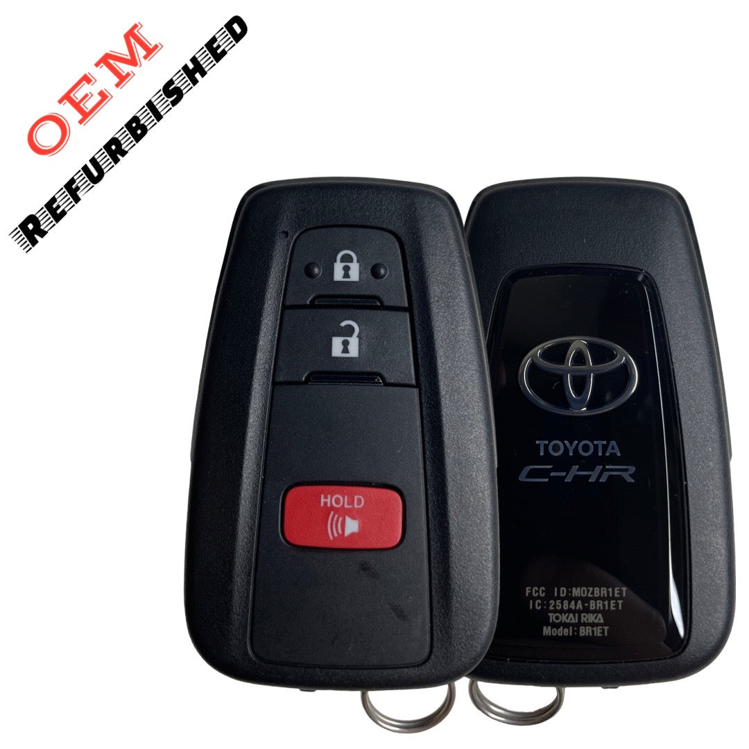 2018-2021 Toyota C-HR / 3-Button Smart Key / PN: 89904-F4020 / MOZBR1ET (OEM Refurb)