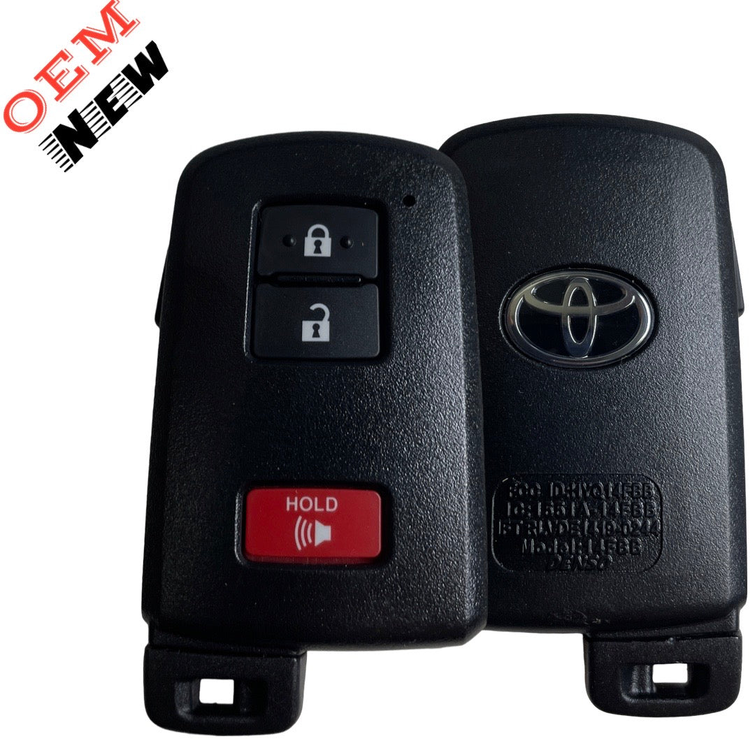 2015-2023 Toyota 4Runner Tundra Tacoma / 3-Button Smart Key / PN: 89904-35060 / HYQ14FBB-0010 (OEM NEW)