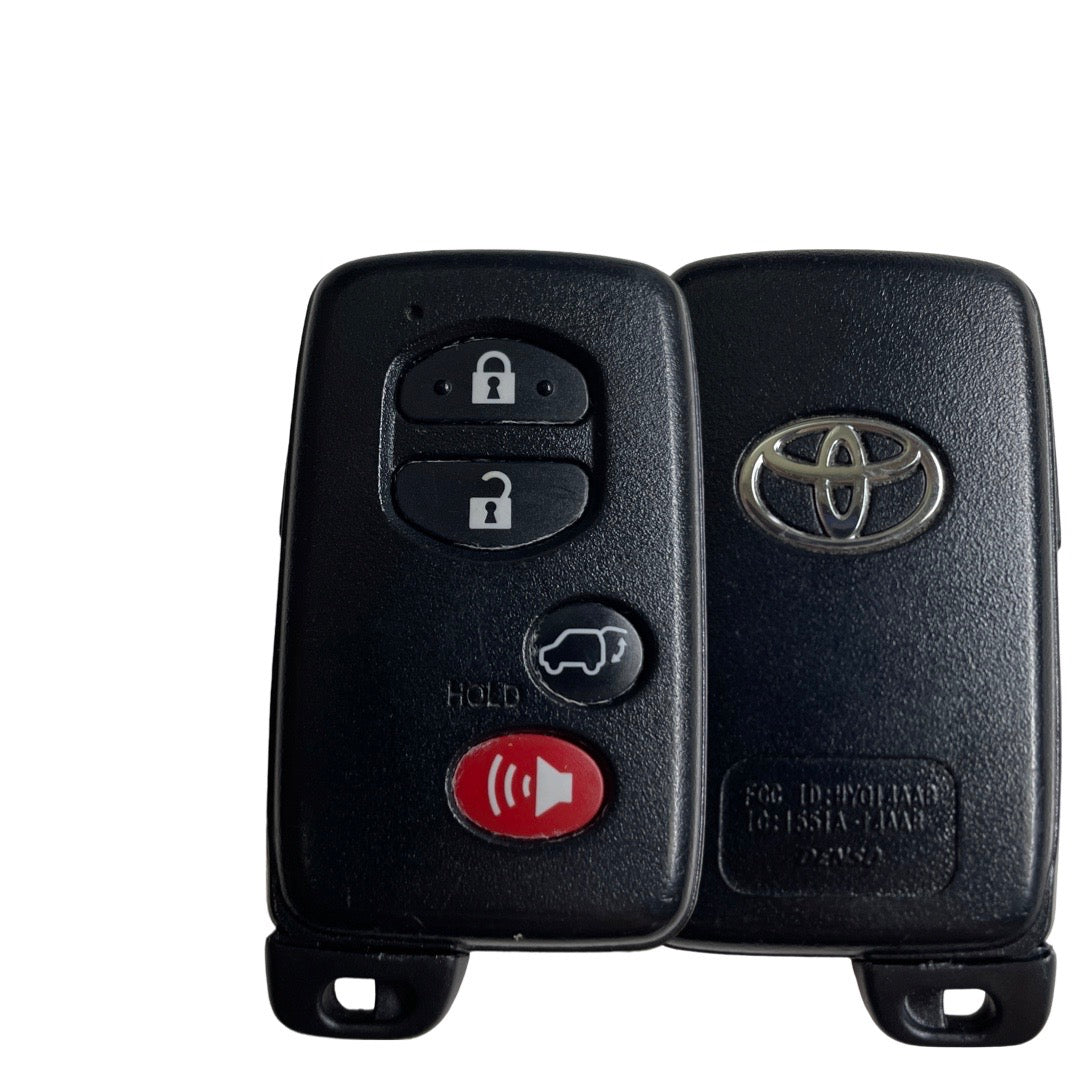2007-2014 Toyota Highlander / 4-Button Smart Key / PN: 89904-48110 / HYQ14AAB-0140 (OEM Refurb)