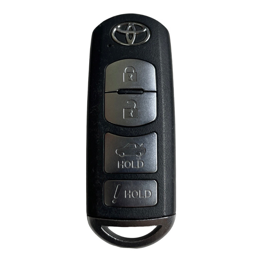 2017-2020 Toyota Yaris iA / 4-Button Smart Key / PN: 89904-WB001 / WAZSKE13D02 (OEM Refurb)