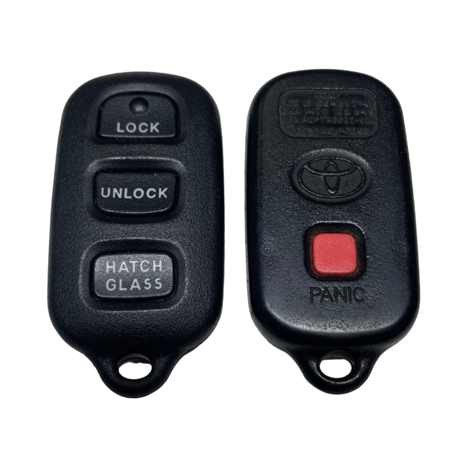 2003-2008 Toyota Corolla / Matrix / 4-Button Keyless Entry Remote w/Hatch Glass / PN: 89742-02010 / GQ43VT14T (OEM Refurb)