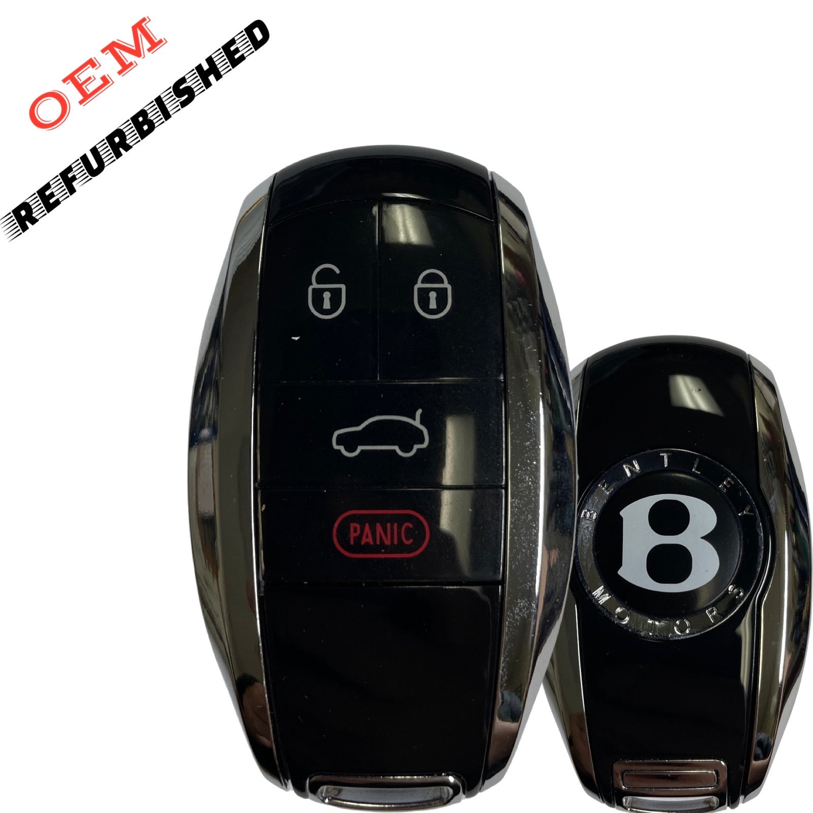 2019-2021 BENTLEY CONTINENTAL GT SMART KEY / 4 Button / FCC: 2AHMV-YK1 ( OEM REFURBISHED)