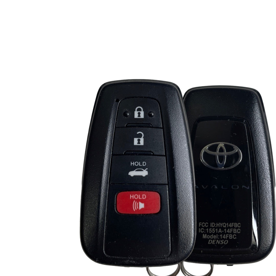 2020-2022 Toyota Avalon / 4-Button Smart Key / PN: 8990H-07070 / HYQ14FBC-0351 (OEM REFURBISHED TANGO ONLY)