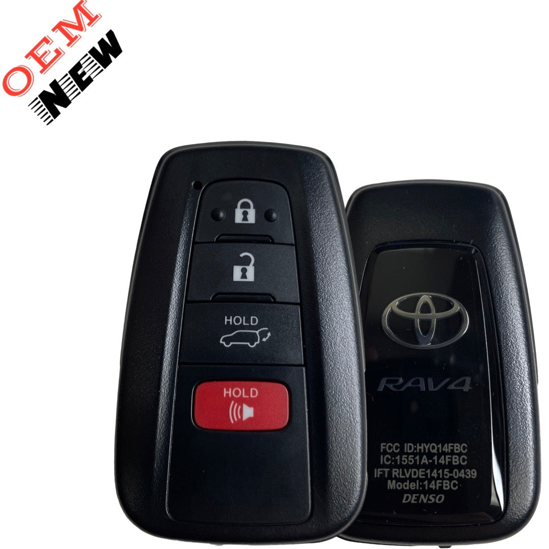 2019-2023 Toyota RAV4 / 4-Button Smart Key / PN: 8990H-0R030 / HYQ14FBC-0351 (OEM NEW)