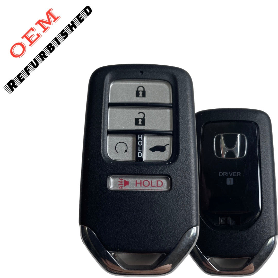 2016-2022 Honda Pilot CR-V / 5-Button Smart Key / PN: 72147-TG7-A11 / KR5V2X V44 (DRIVER 1) (OEM Refurb)