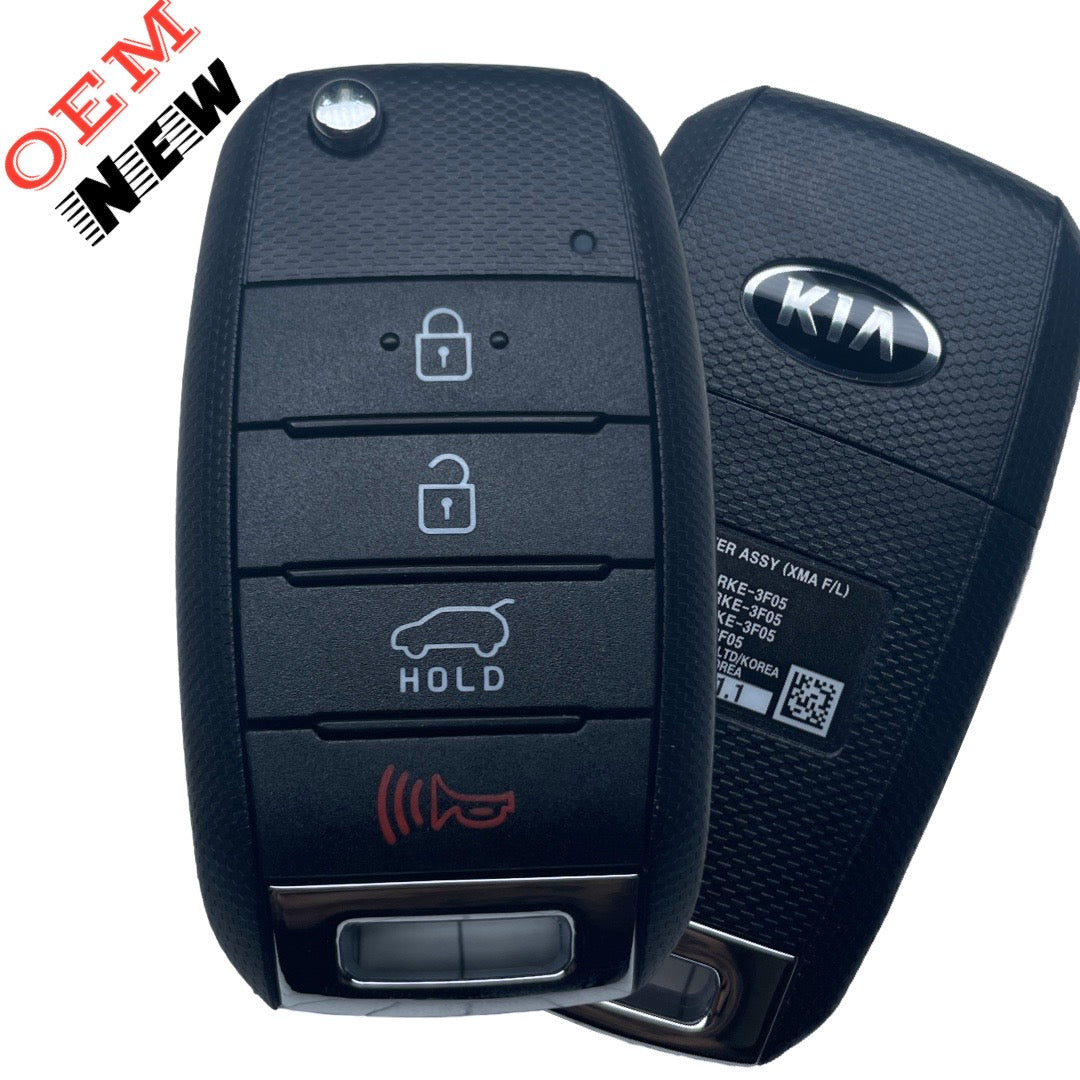 2013-2015 Kia Sorento / 4-Button Flip Key / PN: 95430-1U500 / TQ8-RKE-3F05 (XMA F/L) (OEM NEW)