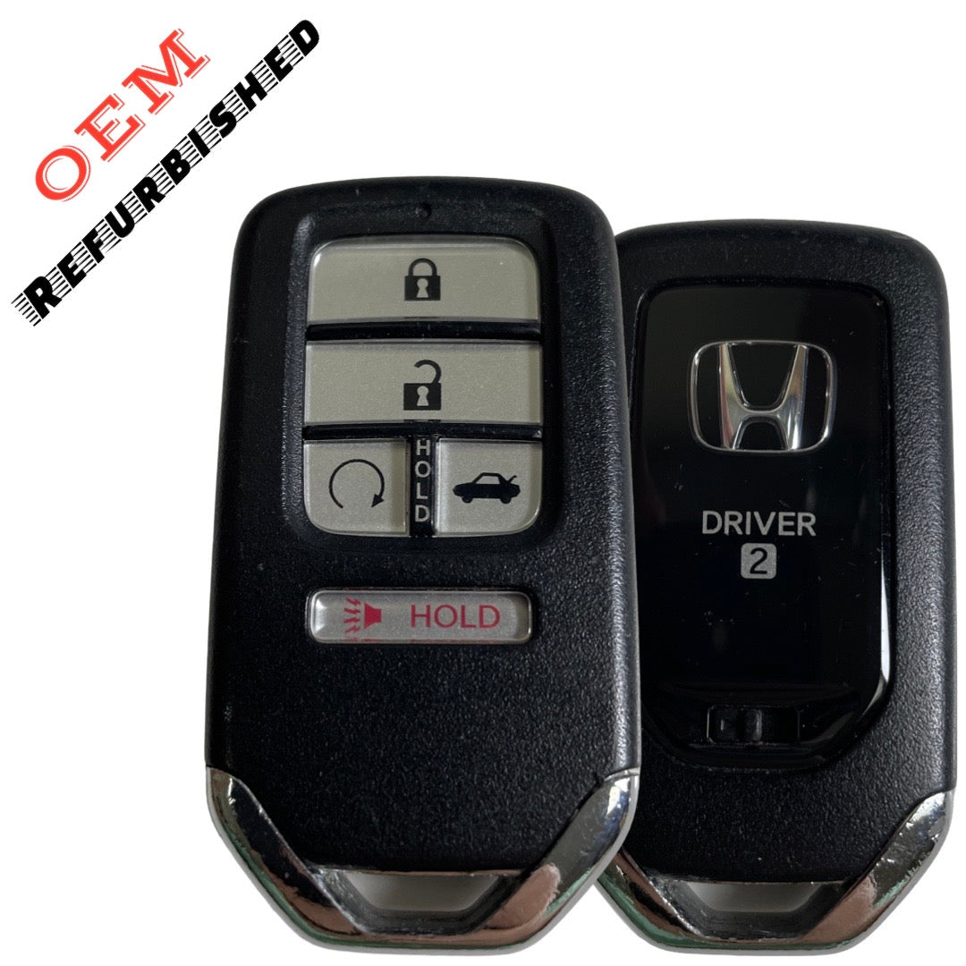 2018-2022 Honda Accord / 5-Button Smart Key / PN: 72147-TVA-A31 / CWTWB1G0090 (Driver 2) (OEM REFURBISHED)