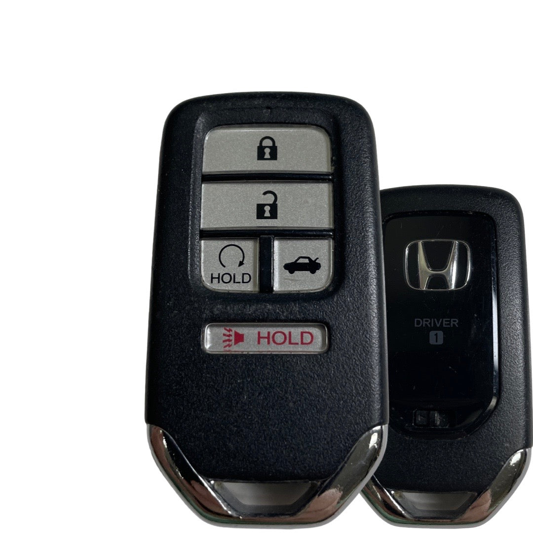 2016-2017 Honda Accord / 5-Button Smart Key / PN: 72147-T2G-A41 / ACJ932HK1310A (Driver 1) (OEM REFURBISHED)