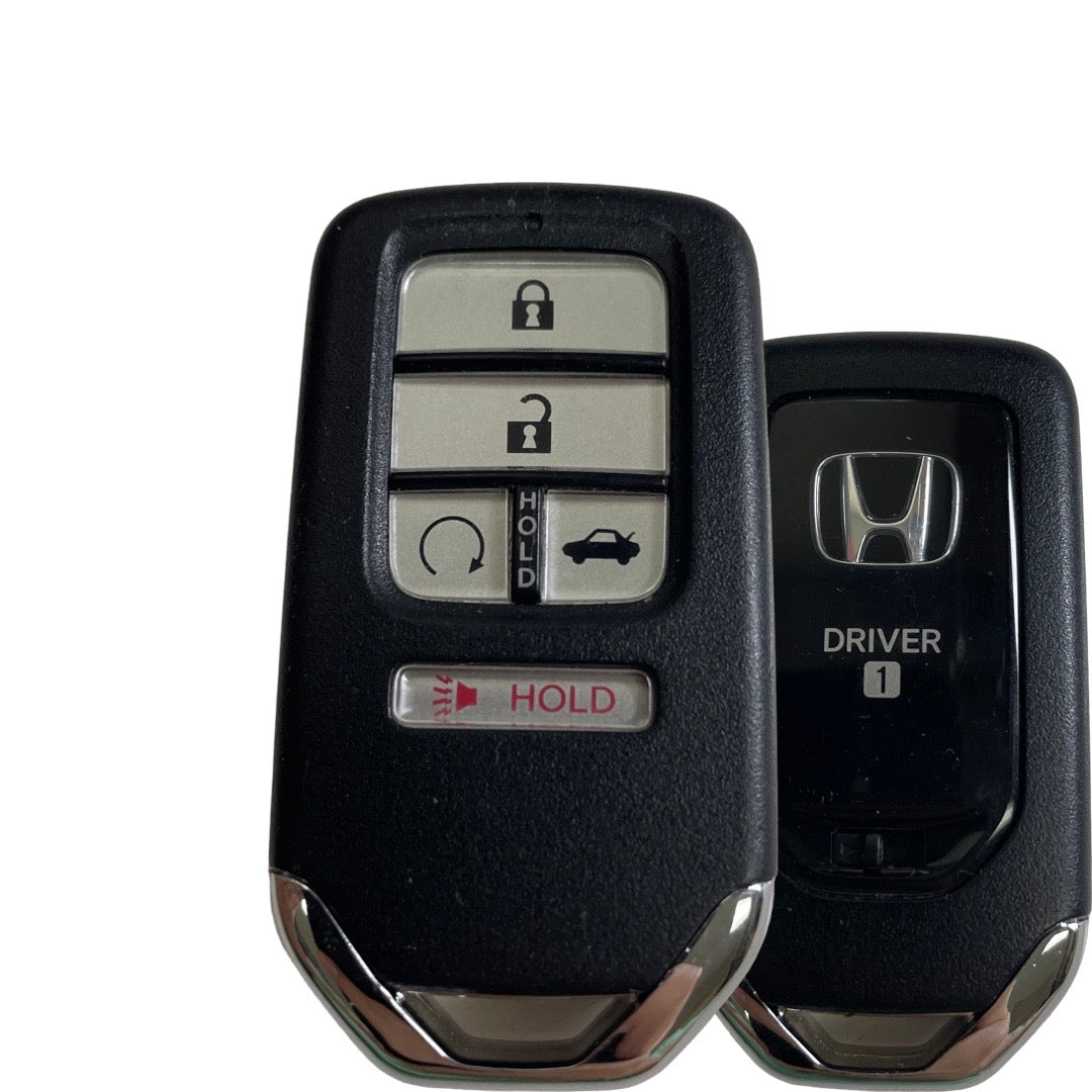 2018-2022 Honda Accord / 5-Button Smart Key / PN: 72147-TVA-A21 / CWTWB1G0090 (Driver 1) (OEM REFURBISHED)
