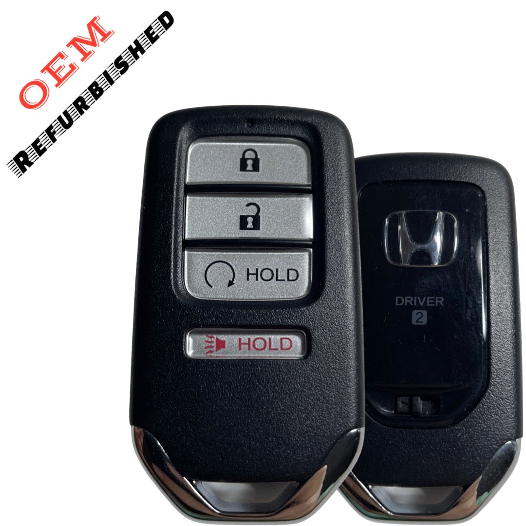 2017-2019 Honda Ridgeline / 4-Button Smart Key / PN: 72147-T6Z-A31 / A2C97488400 (Driver 2) (OEM REFURBISHED)